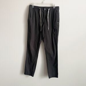 Vuori Size L Gray Ripstop DuraTerra Pants Drawstring V412 Tapered